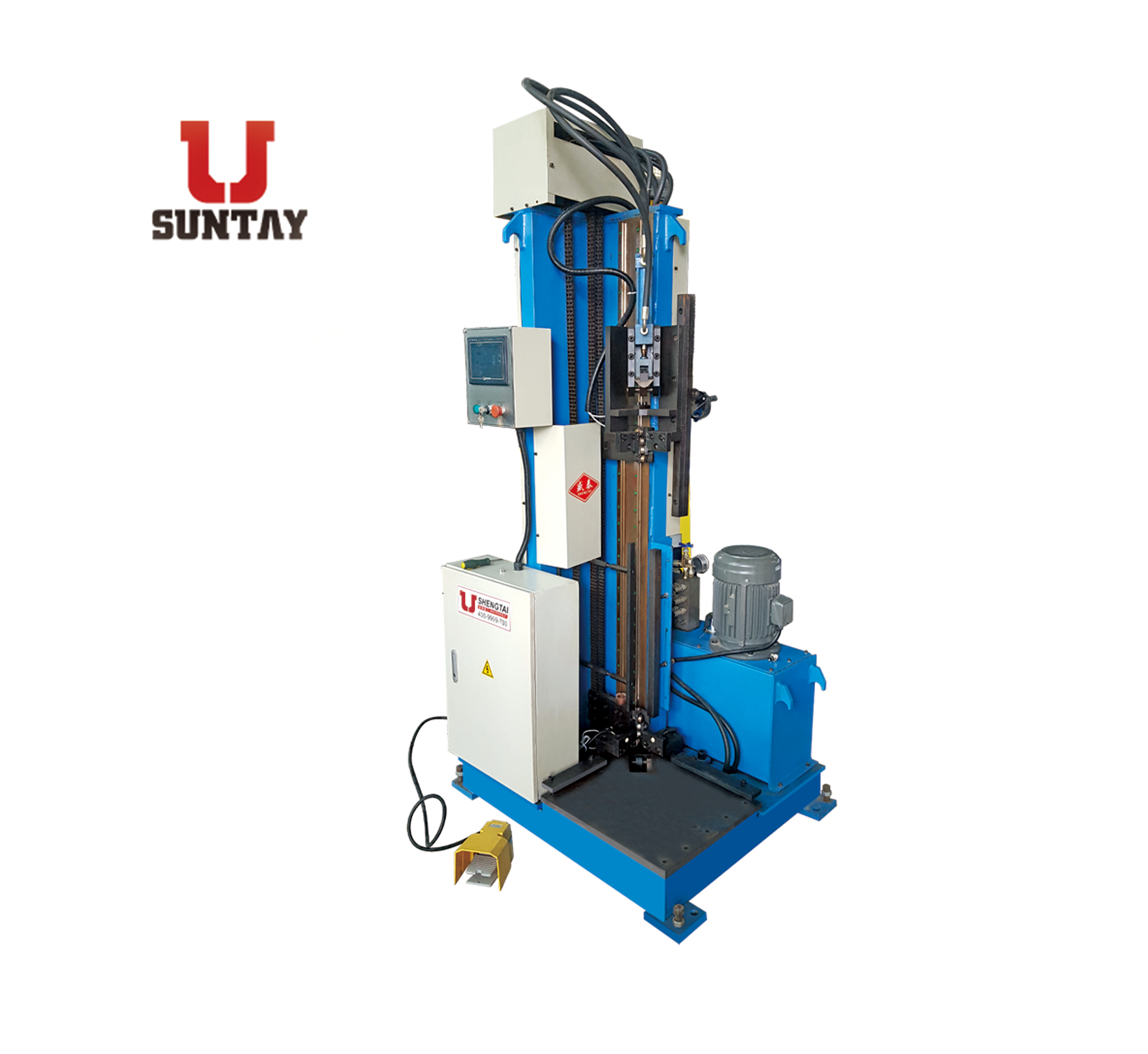 Hydraulic Pittsburgh seam locker machine for duct seam closing