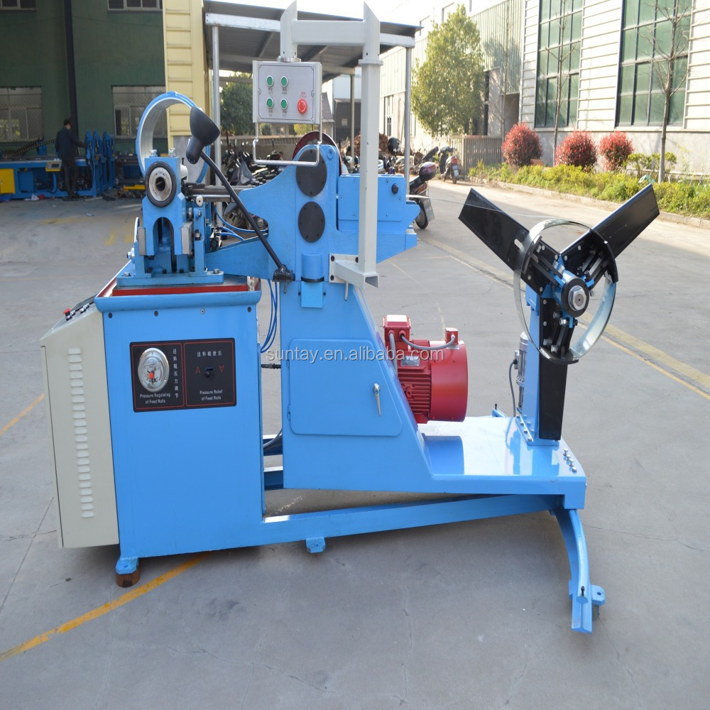 Double screw locking machine Spiral duct making machine