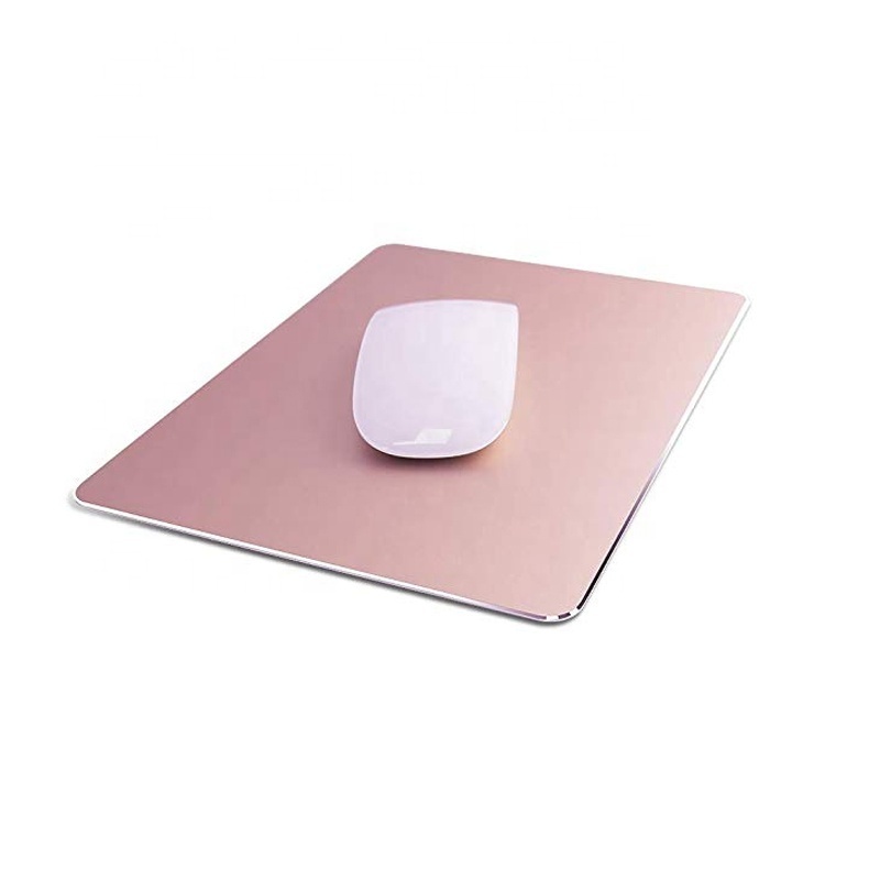 Ultra Thin Double Side Design  Waterproof Fast and Accurate Control Metal Aluminum Mouse Pad