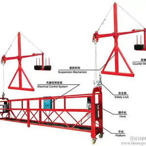 ZLP630 Electric Lifting Gondola Platform Swing Stage For Building Cleaning