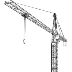 Hot Selling Model Construction Machinery Self-climbing 8 Tons Tower Crane In Russia