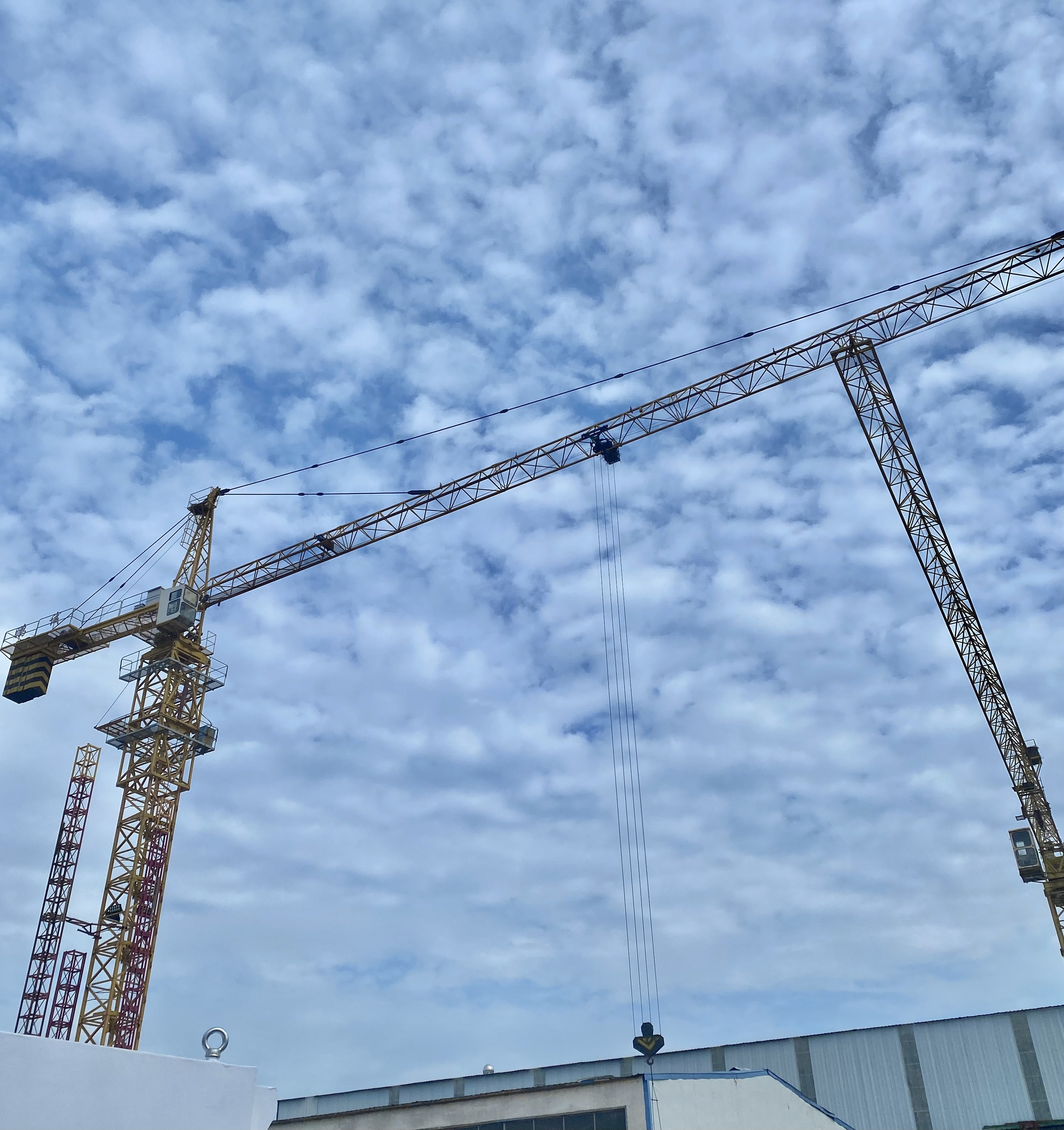 Nice Quality Great Price Building Machine Small Size Construction Hammerhead Tower Crane Topless Tower Crane in Turkey for Sale