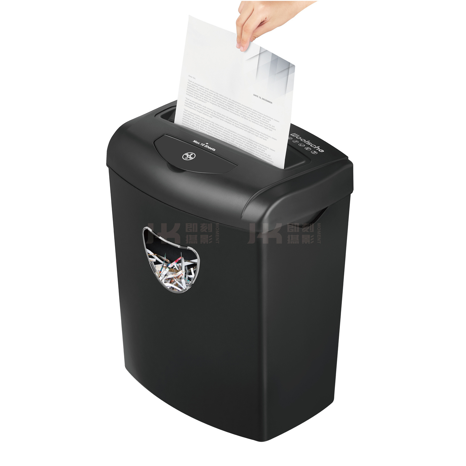 10-Sheet Cross-Cut Paper/CD/Credit Card Shredder,Security Level P-4 ,use commercial  office and home paper shredder