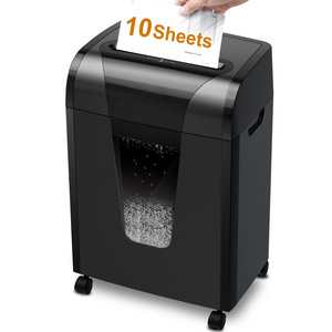 Hot Sale C260P 10 Sheets Micro Cut Auto Feed Paper Shredder Shredding Machine On wheels with 20L bin