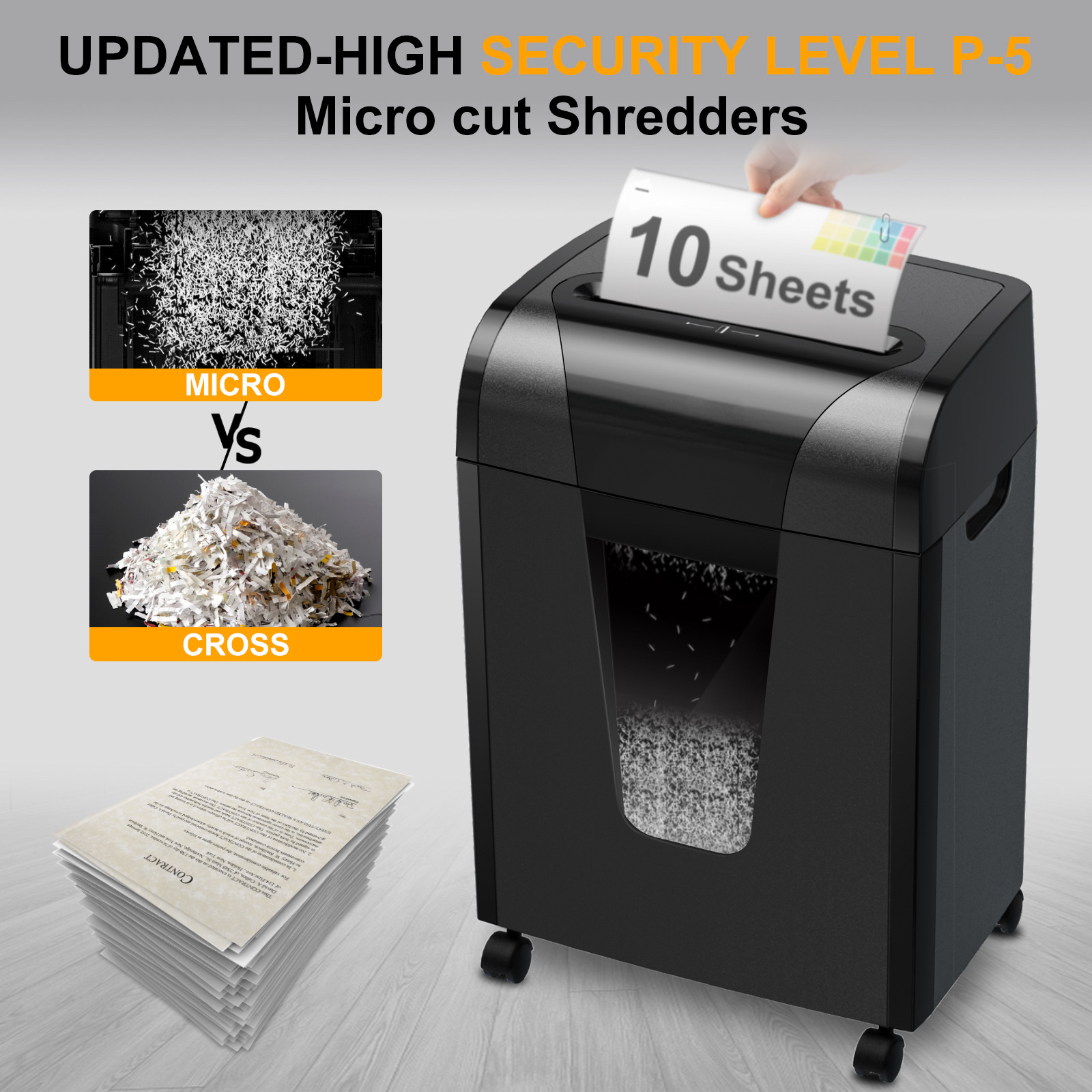 Easy To Operate Shredder Machine High Speed Paper Crusher For Office Convenient And Efficient Heavy Duty Paper Shredder