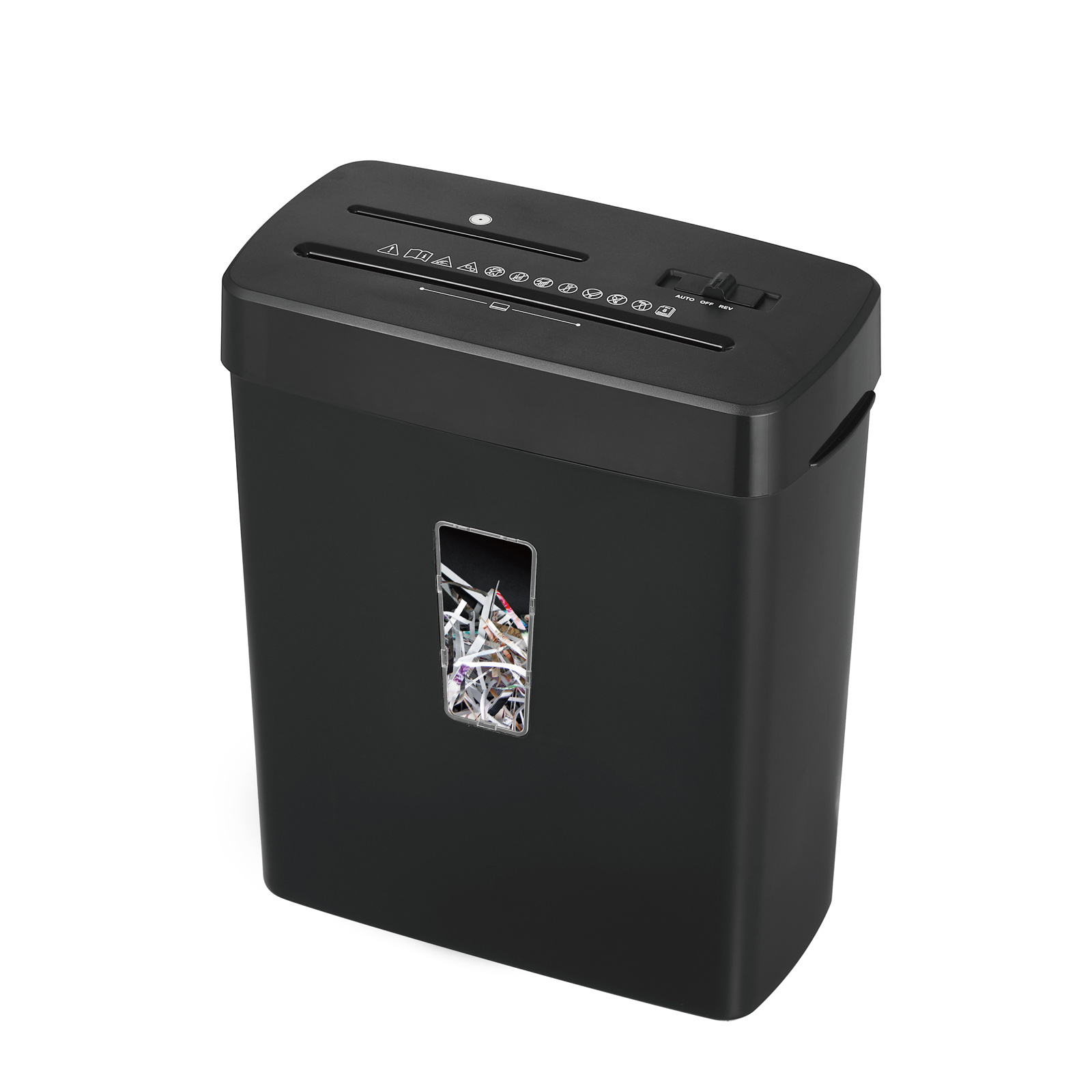 CD222P 8-Sheet Cross-Cut Paper and Credit Card Home Office Shredder