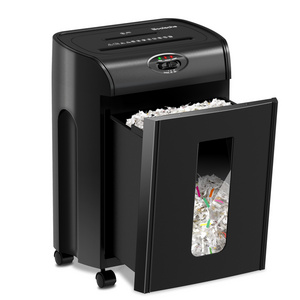 heavy duty P-4 paper shredder machine office CD290P 15 Sheets A4 with 8L Bin Basket Cross cut CD Credit card