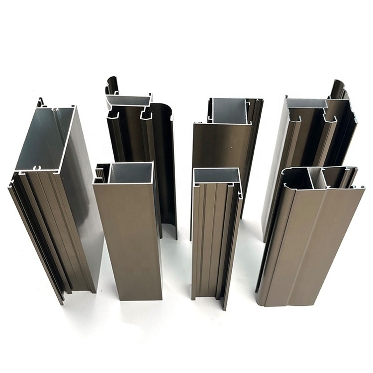 Customized Surface Treatments Aluminum Extrusion Sliding Door And Window Frame Profiles Aluminum Profile Extrusion