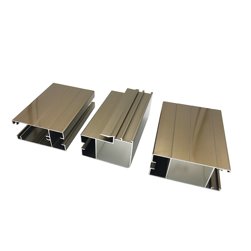 Customized Surface Treatments Aluminum Extrusion Sliding Door And Window Frame Profiles Aluminum Profile Extrusion