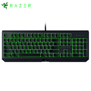 Razer BlackWidow Essential Mechanical Gaming Keyboard: Green Mechanical Switches - Tactile & Green LED Backlighting