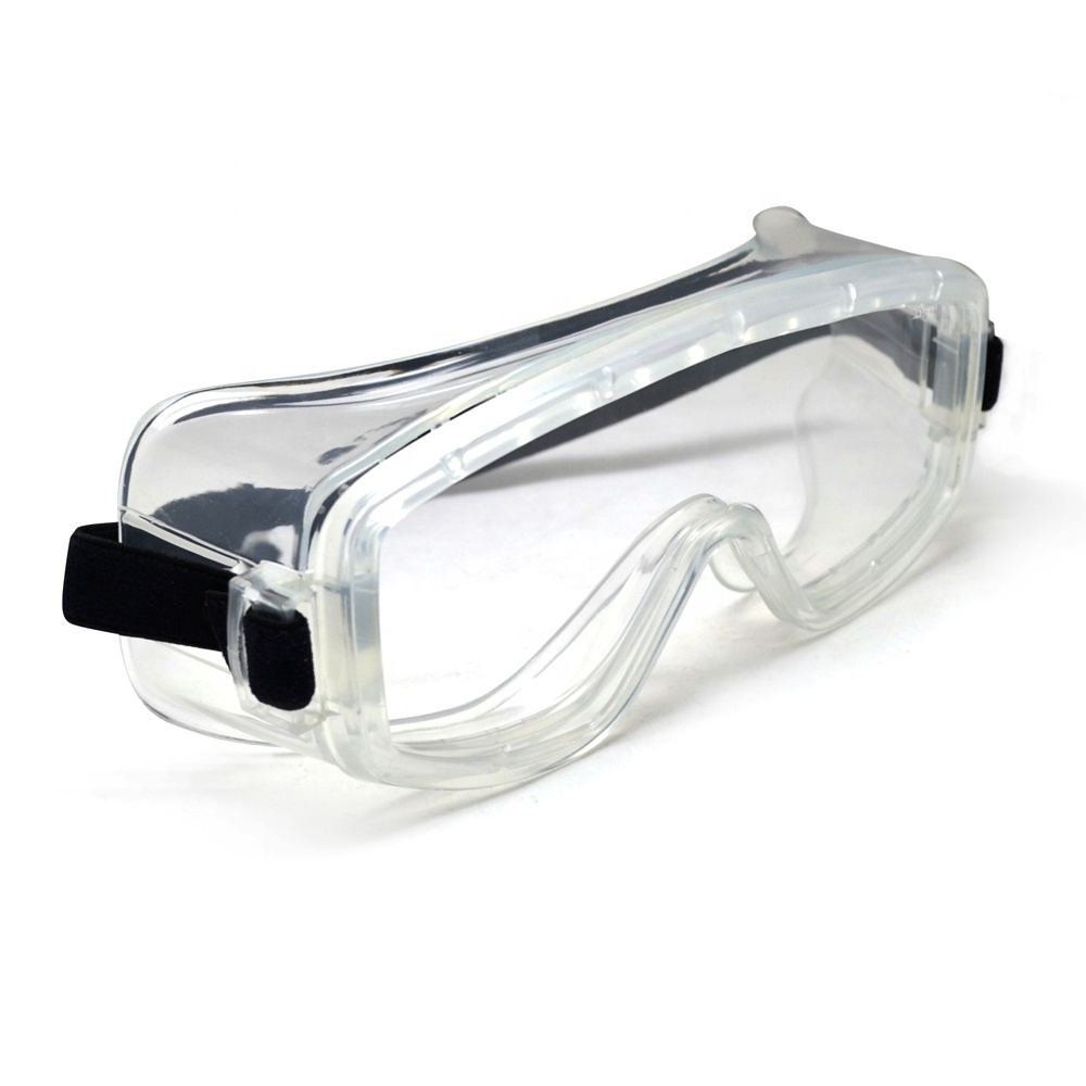 Hot Sale 76.5g Anti Scratch Anti-Fog Fully Enclosed PC Glasses Medical Anti Splatter Clear Goggles