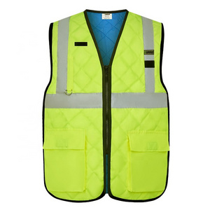 Summer High Temperature Operation Waterproof Cooling Immersion Fluorescent Reflective Cooling Vest