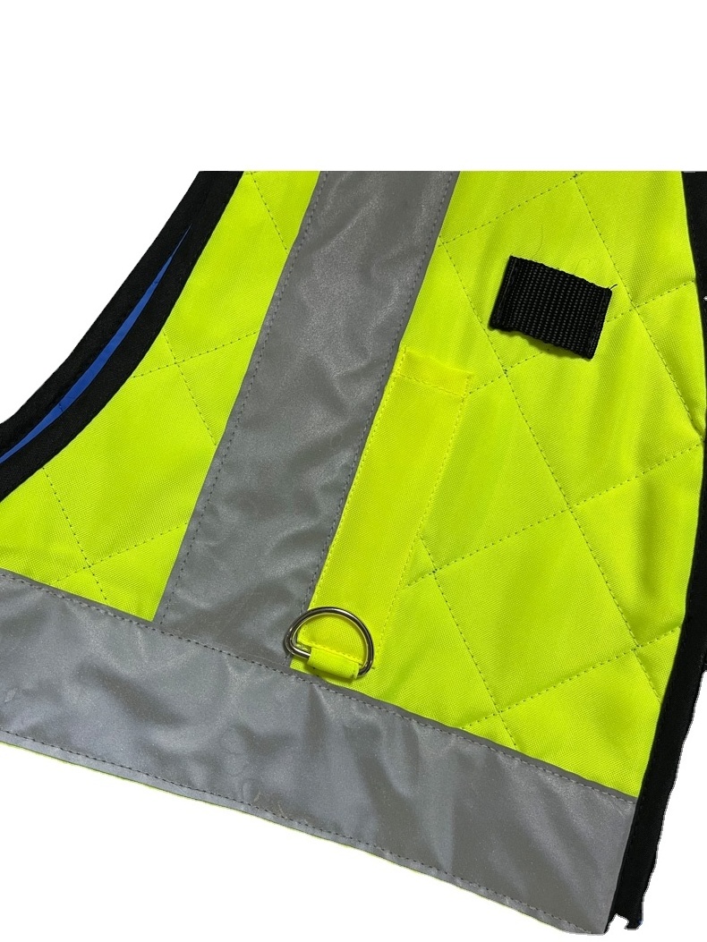 Summer Safety Clothing High Temperature  Waterproof Fluorescent Reflective Cooling Vest for Immersion in Hot Environments