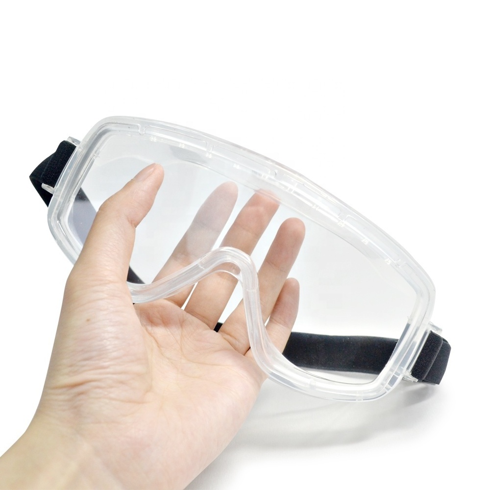 Hot Sale 76.5g Anti Scratch Anti-Fog Fully Enclosed PC Glasses Medical Anti Splatter Clear Goggles