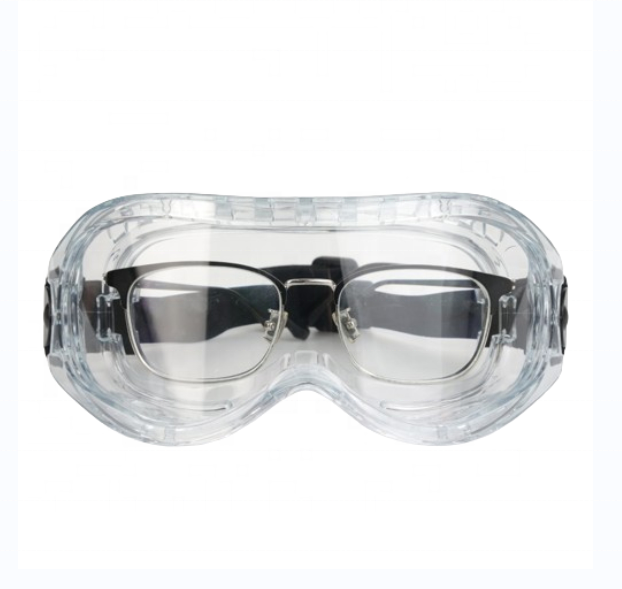 Splash prevention Wearing myopia glasses Comfortable chemical resistant Eye mask goggles (anti fog) 1 pair/box,