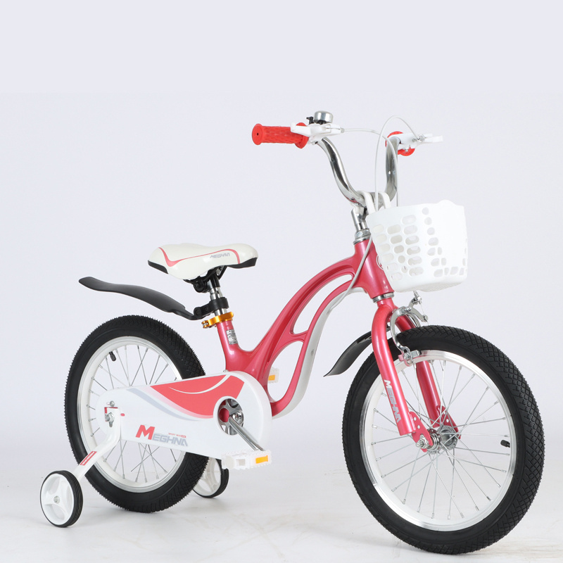 High Quality 12 inch Magnesium Alloy Frame Kids Girls Bike With Training Wheel 12  16 18 Inch Children Bicycle