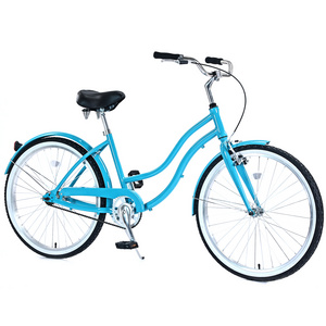 ZUKKA 26'' Cruiser Bike Single Speed Beach Bike With Coaster Brake From Tianjin Factory Direct Supply