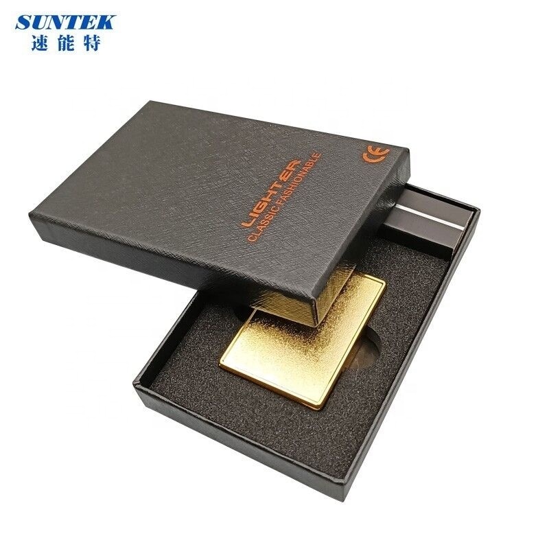 Promotional Price Aluminum Alloy USB Gold Silver Sublimation Portable Home Outdoor Lighter