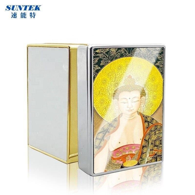 Promotional Price Aluminum Alloy USB Gold Silver Sublimation Portable Home Outdoor Lighter