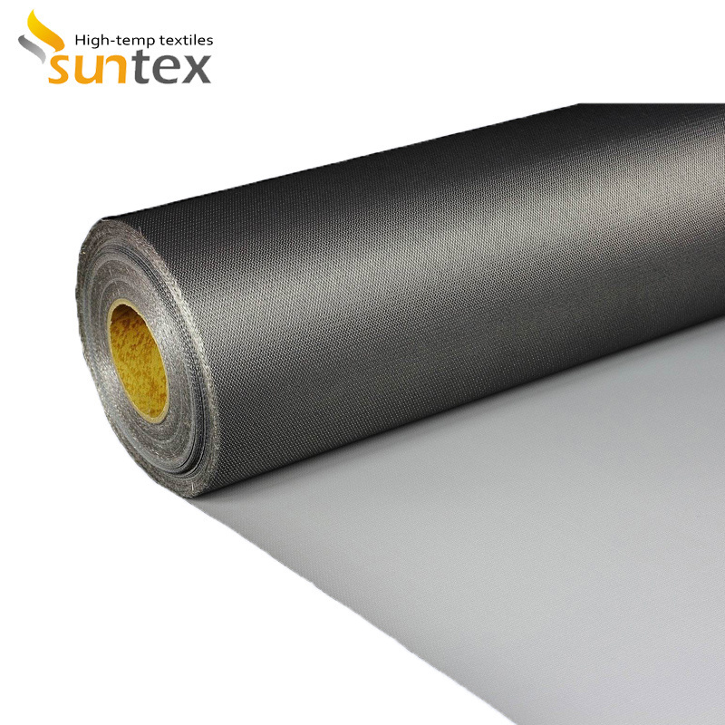 Heat Resistant PTFE Coated Cloth Woven E-glass Insulated Fiberglass Fabric