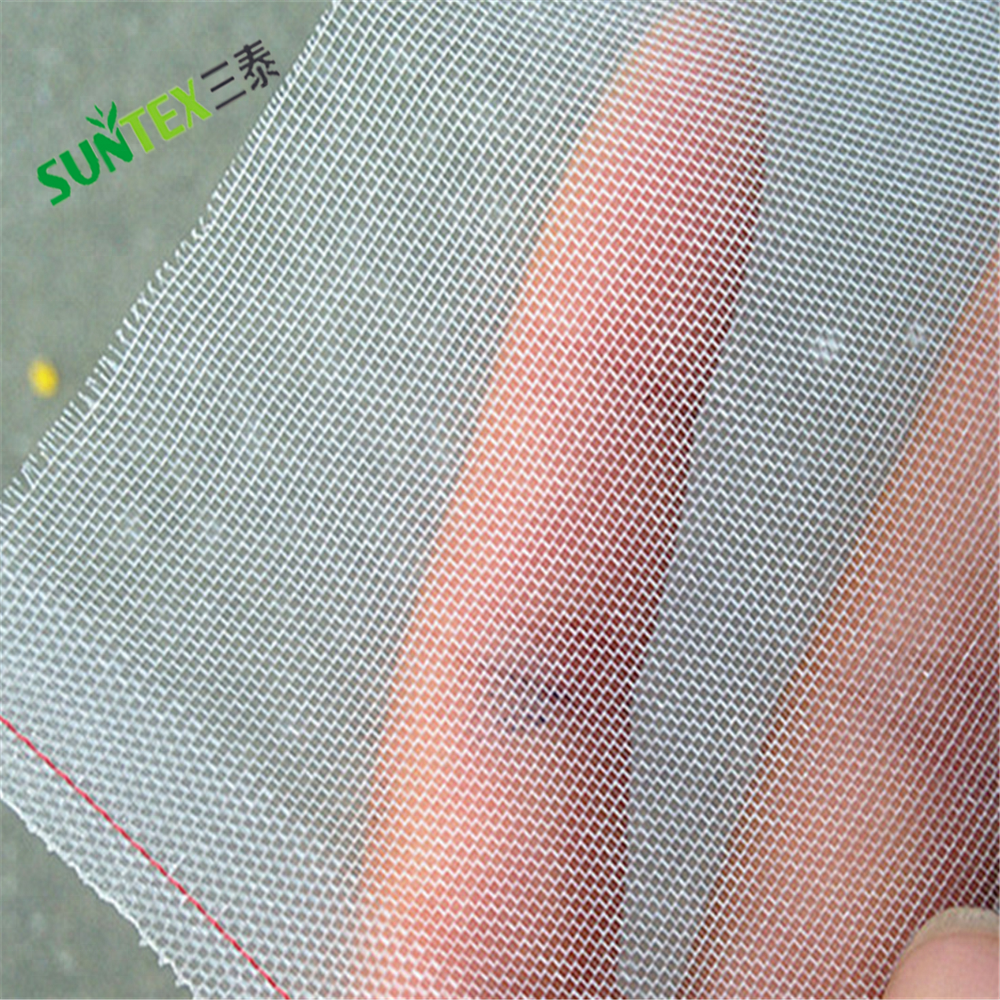 90g 40 mesh Greenhouse Hdpe Mosquito Net Fabric anti insect netting, pe transparent plastic knitted aphid net for trees 2m width