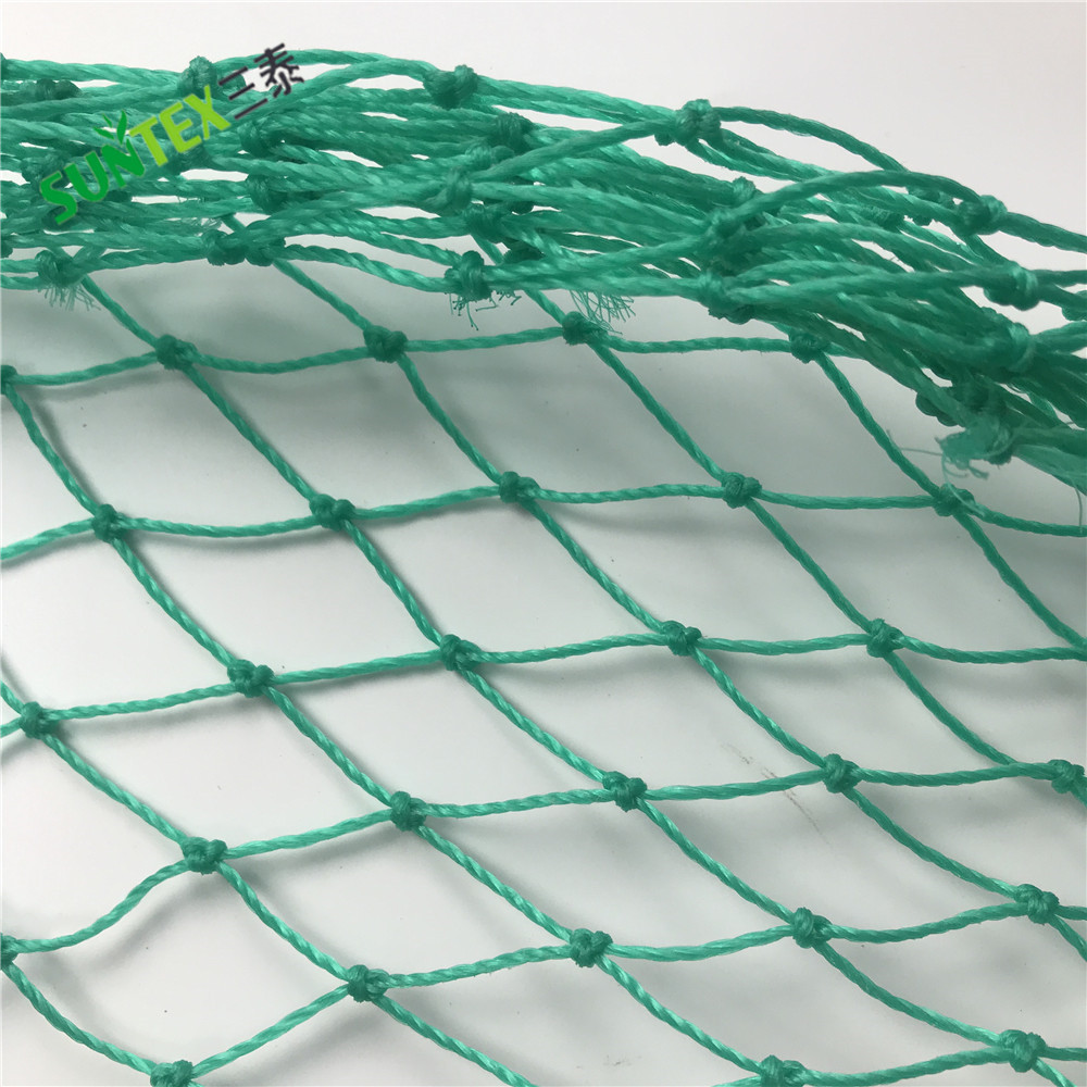 heavy duty knotted fishing net nylon single knot chicken net Anti-Bird Netting Garden Fence and Crops Protective Fence Mesh