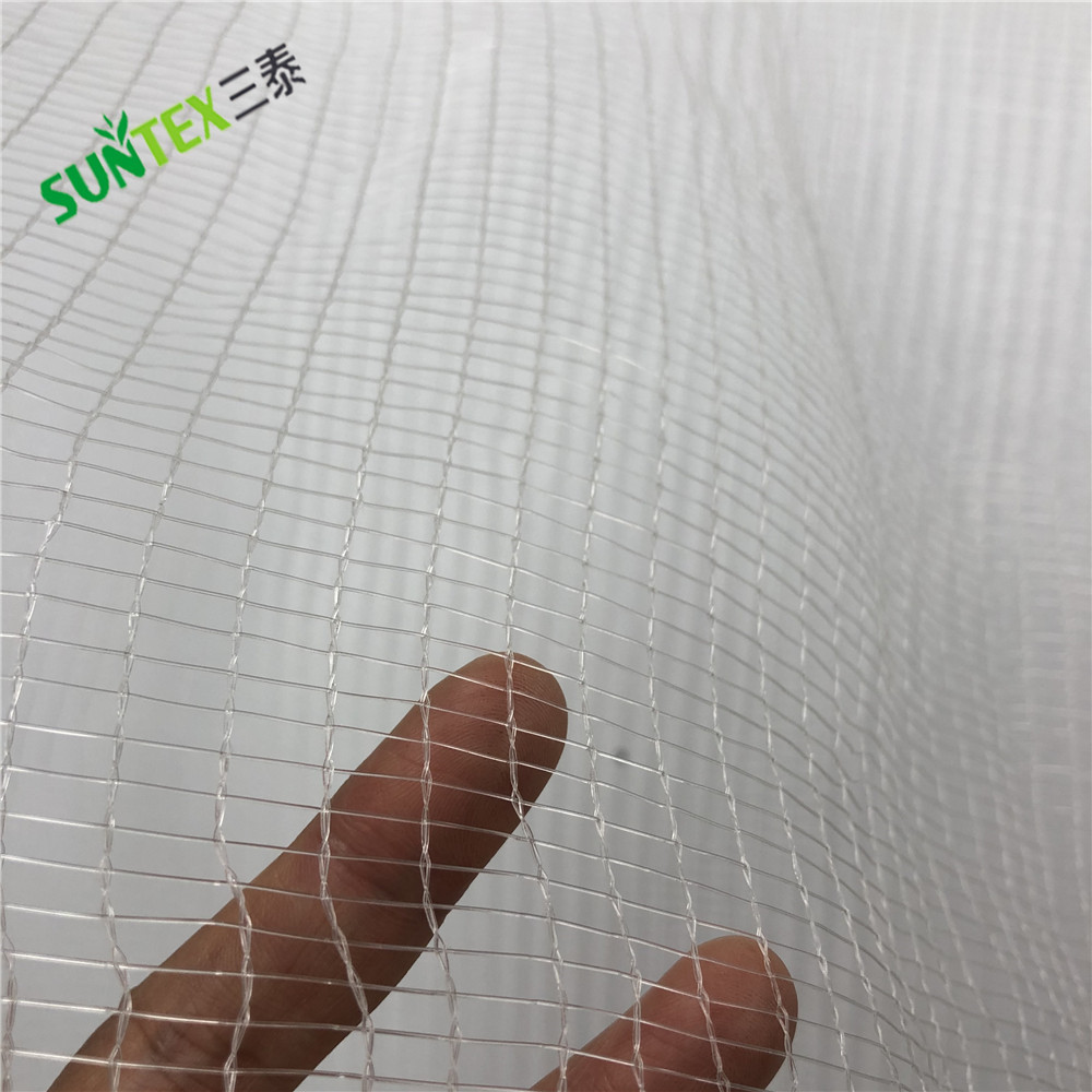 hdpe multi filament netting clear hail guard net,low cost 50g/sm strong apple trees cover hail control net