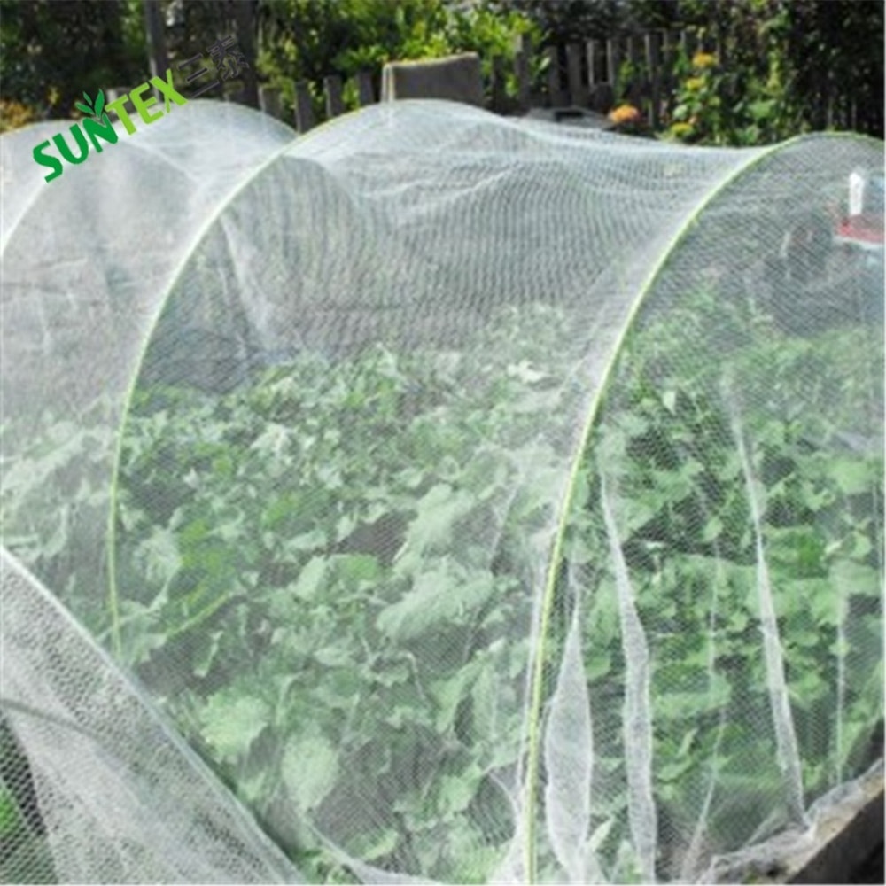 3m width Transparent Greenhouse plastic Insect and Mosquito Screens, agriculture Mesh Insect Netting  for tunnel farming 100gsm