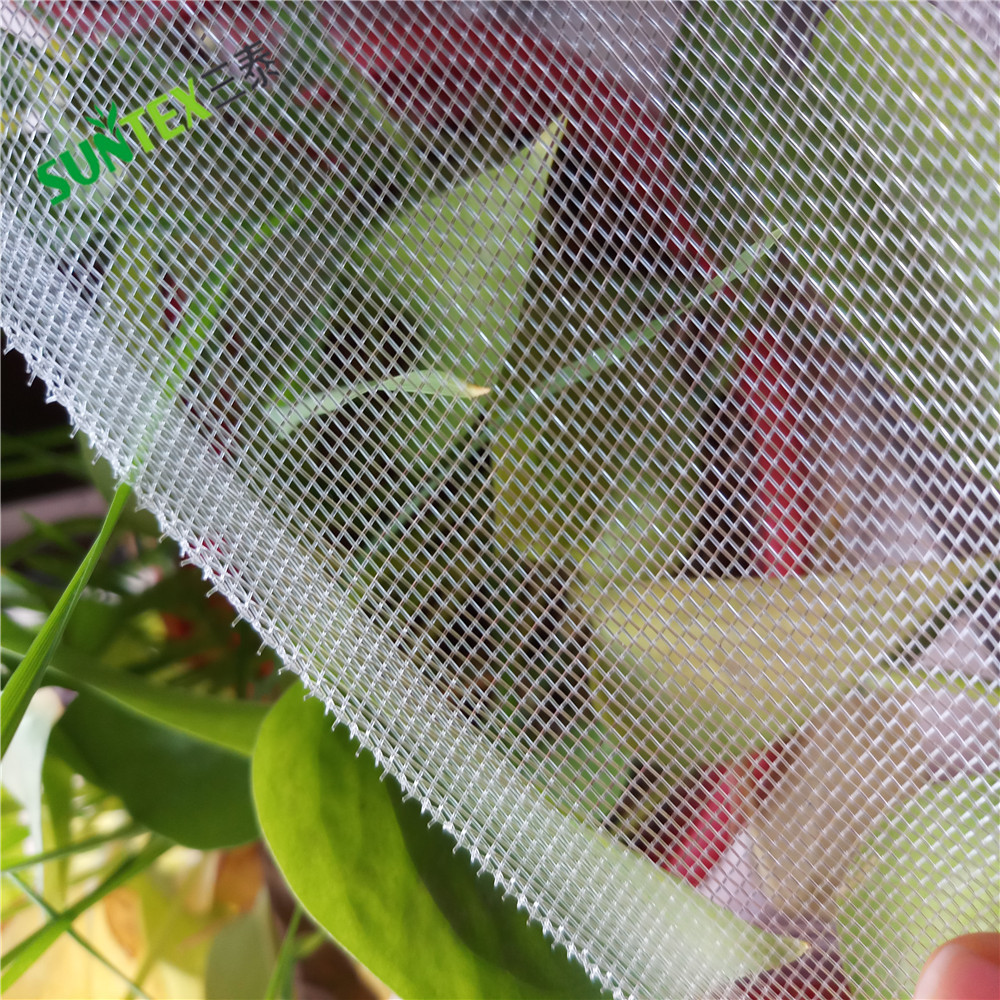 3m width Transparent Greenhouse plastic Insect and Mosquito Screens, agriculture Mesh Insect Netting  for tunnel farming 100gsm