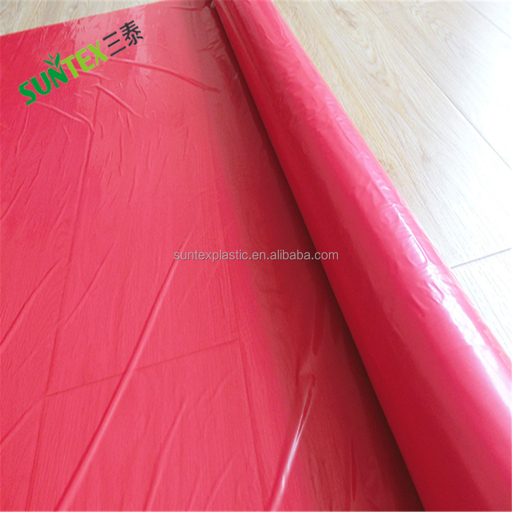 25 micron ldpe UV Stabilized  waterproof Mulch Film 1.8*500m, Red agricultural Mulching Film Sheets