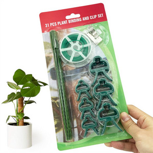 31 Pcs Plant Clip Set Plant Support Stake Clips For Supporting Stems Grow Garden Wire