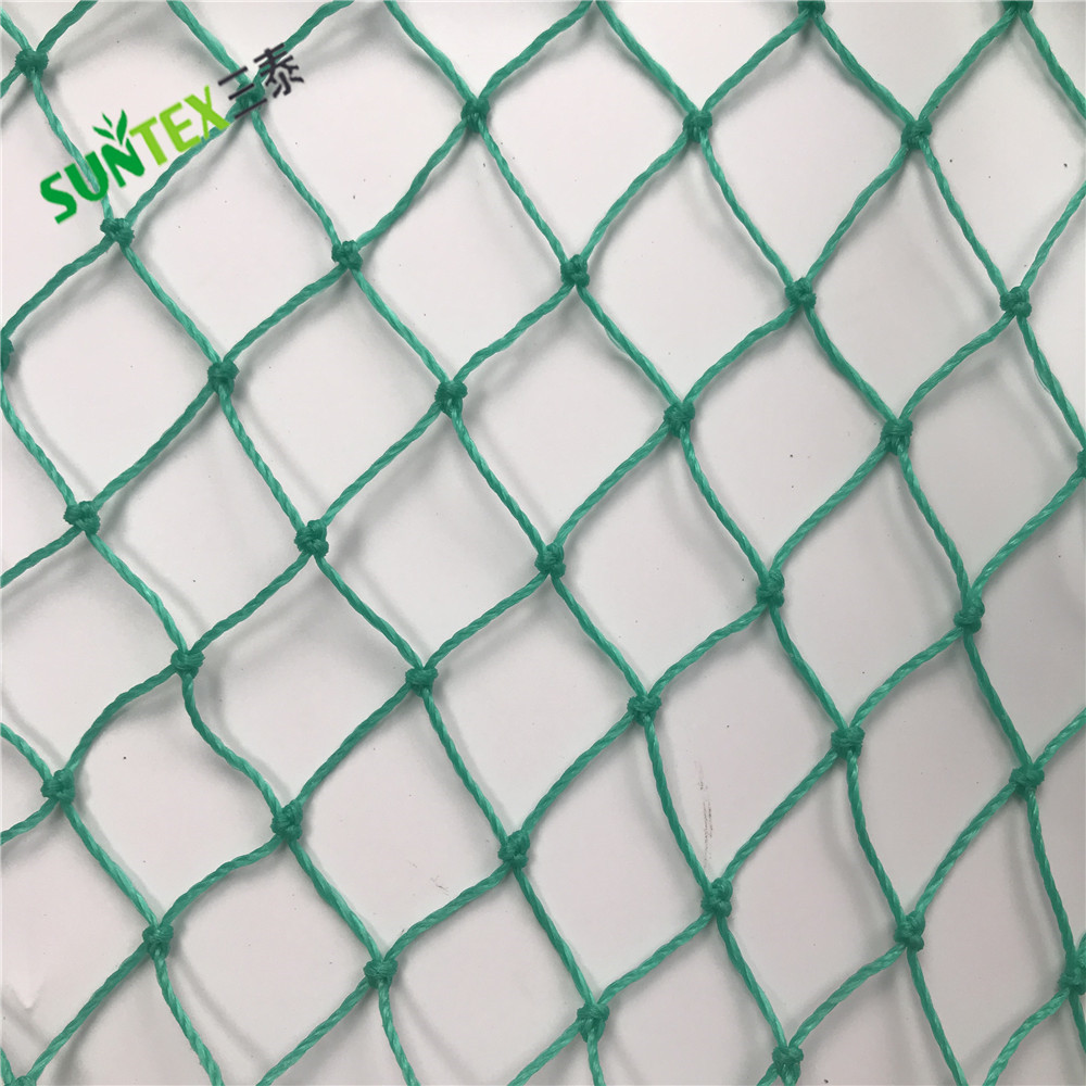 heavy duty knotted fishing net nylon single knot chicken net Anti-Bird Netting Garden Fence and Crops Protective Fence Mesh