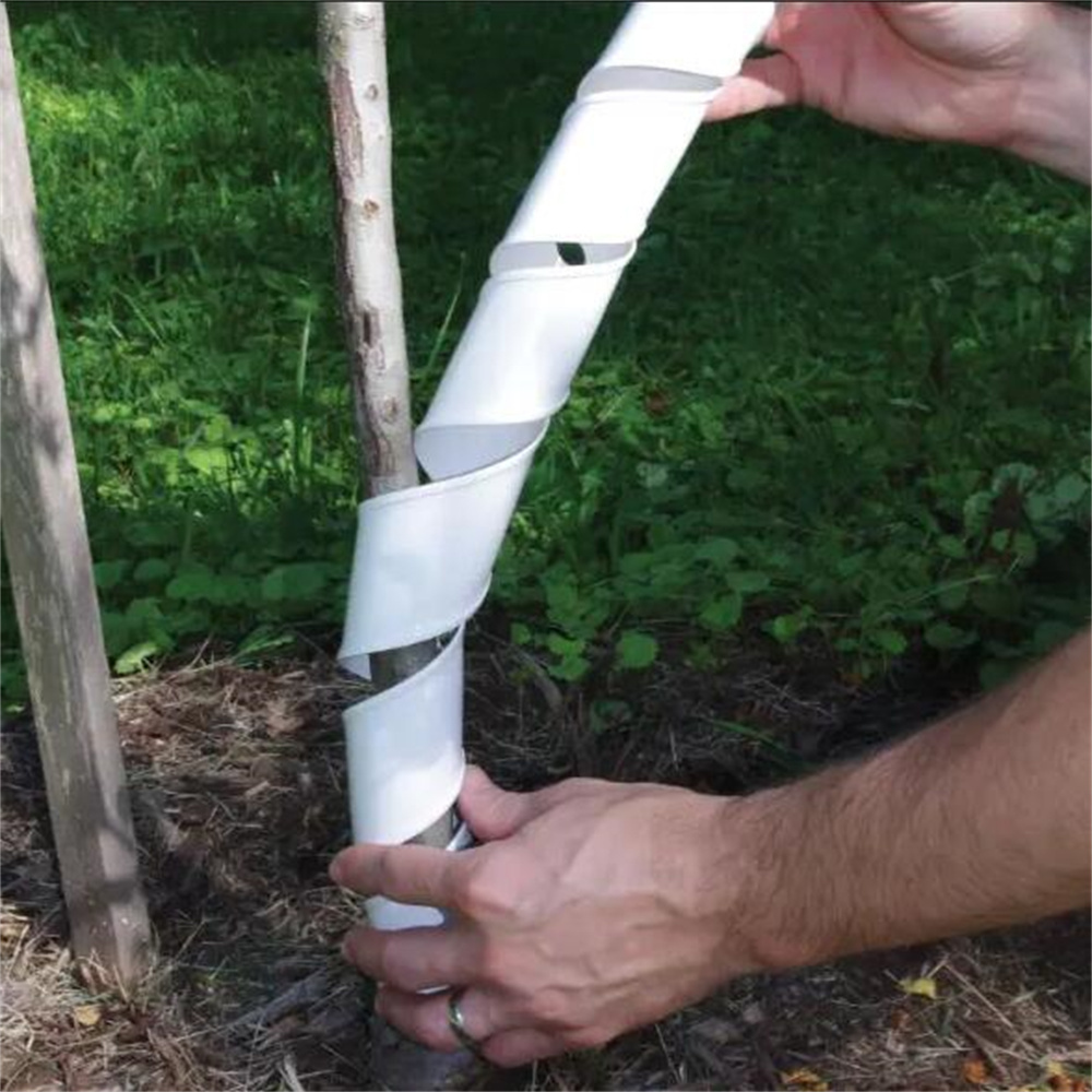 Plastic Spiral Tree Guard To Protect Saplings Plant Poly Tube Tree Protectors