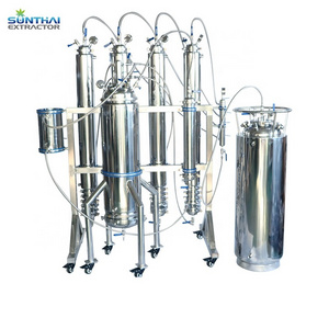 10lb closed loop extractor with fully jacketed columns and solvent tanks