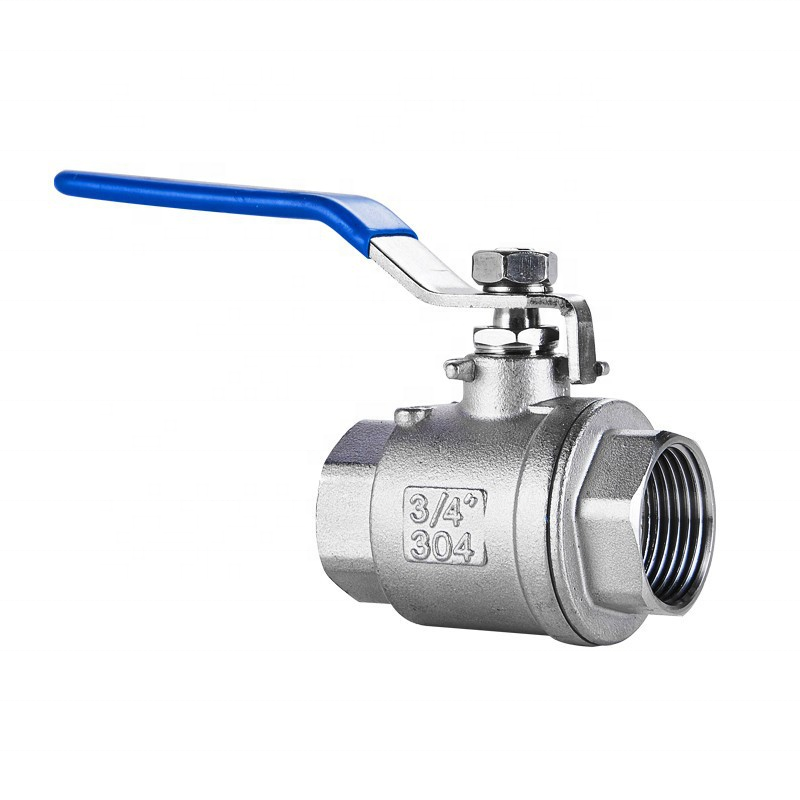 304 316L BSP NPT Pull Handle 2 Piece Ball Valve SS304 Stainless Steel 2pc Female Thread Sanitary Ball Valve