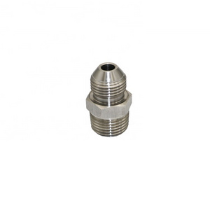 Stainless Steel SS304 37 Degree MJIC with MNPT Flare Fittings Hydraulic Adapter