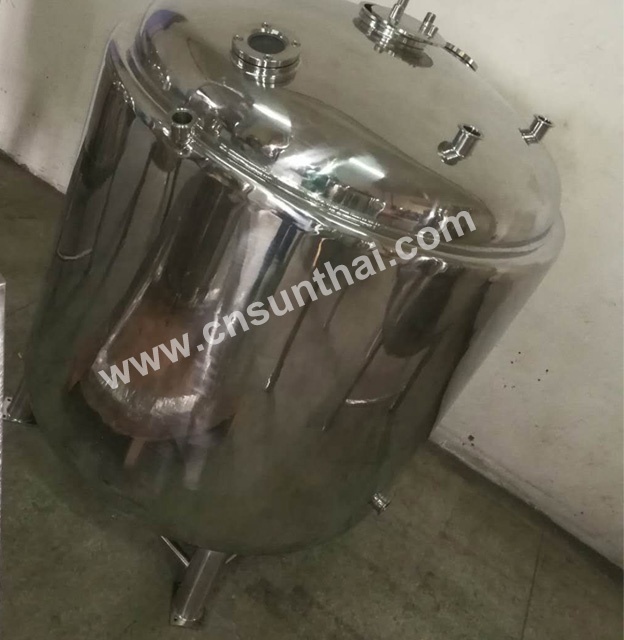 OEM Pressure jacketed vessel laboratory reactor vessel with manway and locking wheel