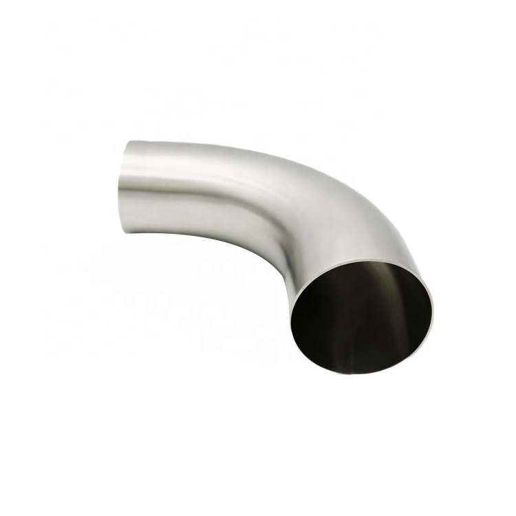 SS304 Stainless Steel Butt Weld Sanitary Bend 90 Degree Elbow