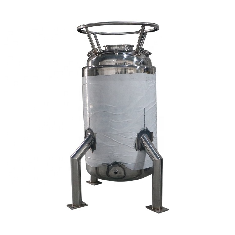 50lb stainless steel solvent tank ss304 jacketed tank for solvent recovery with legs