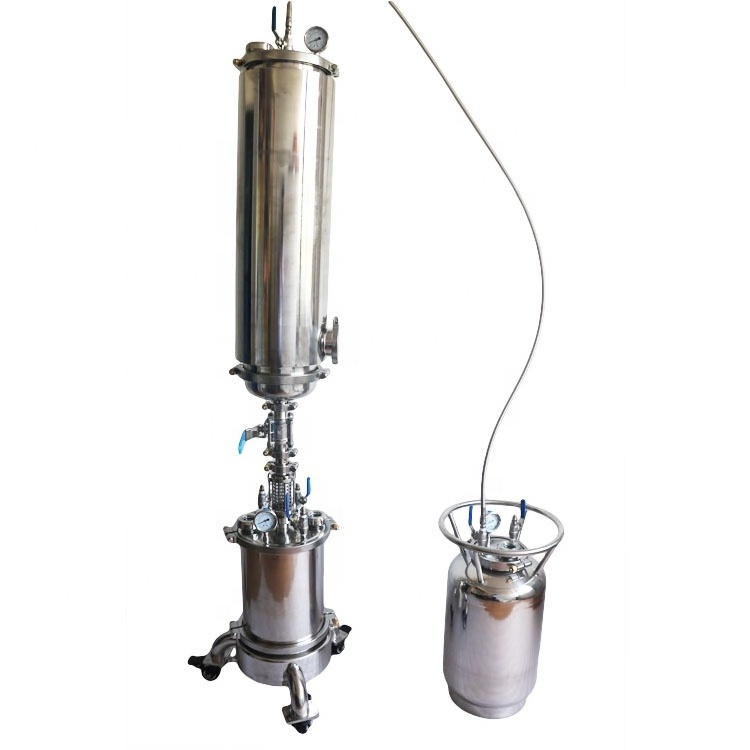 Stainless steel 25lbs solvent recovery tank for closed loop extractor