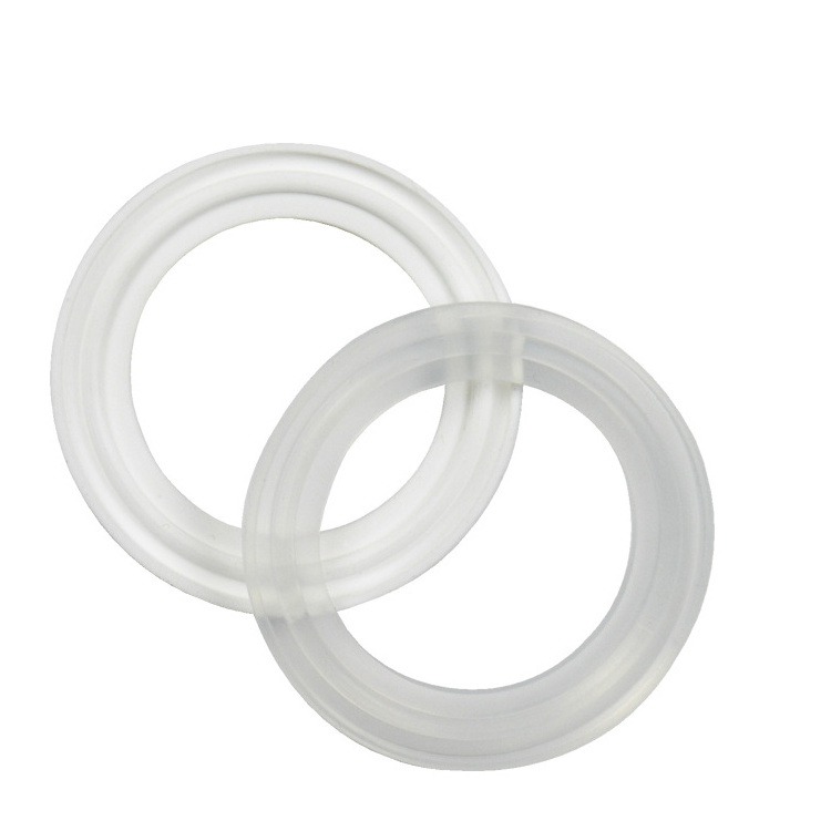 1.5 inch Food grade Sanitary tri-clamp silicone seal ferrule gasket white for beverage