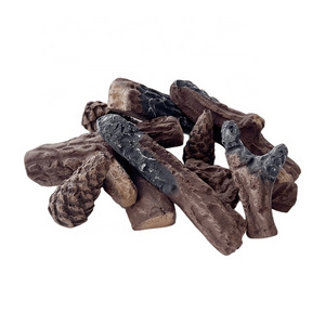 Ceramic Logs fireplace sets & accessories natural gas fireplace indoor