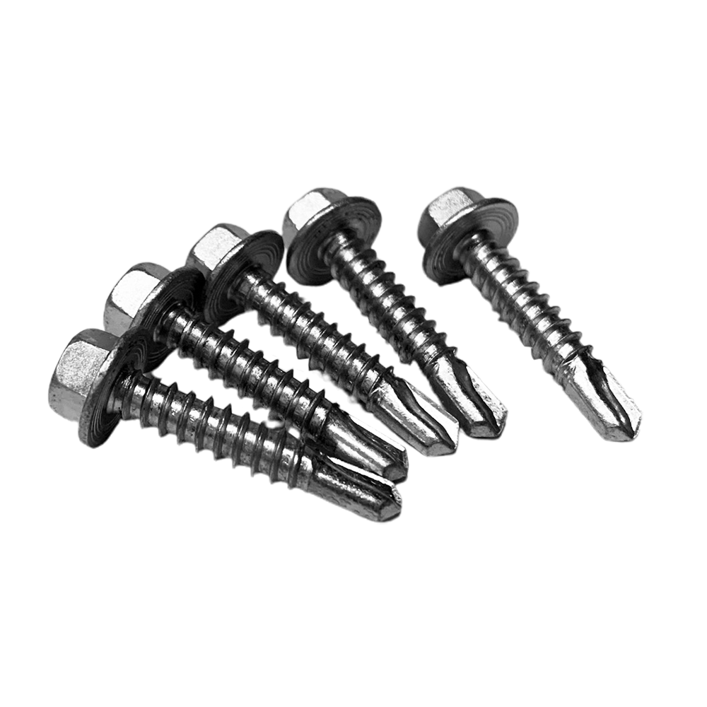 OEM Factory Roof Screw High Strength Hex Head Metal Self Drilling Screw With Washer