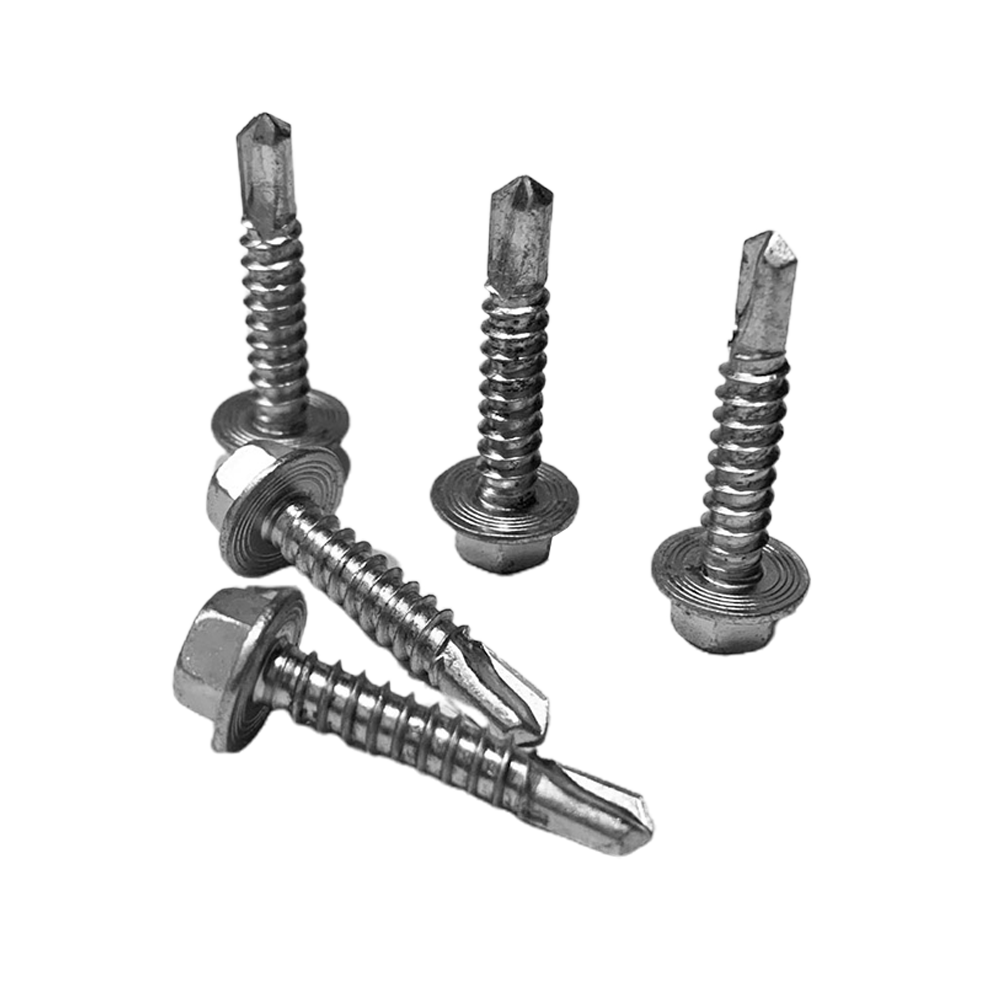 OEM Factory Roof Screw High Strength Hex Head Metal Self Drilling Screw With Washer