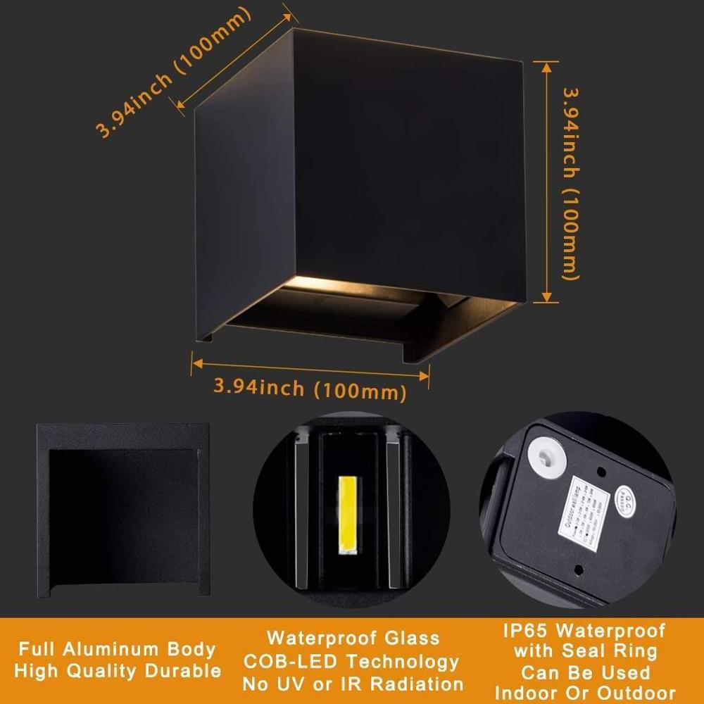 Modern LED Aluminum Wall Light waterproof Outdoor Wall light Up/Down Lamp Exterior lights