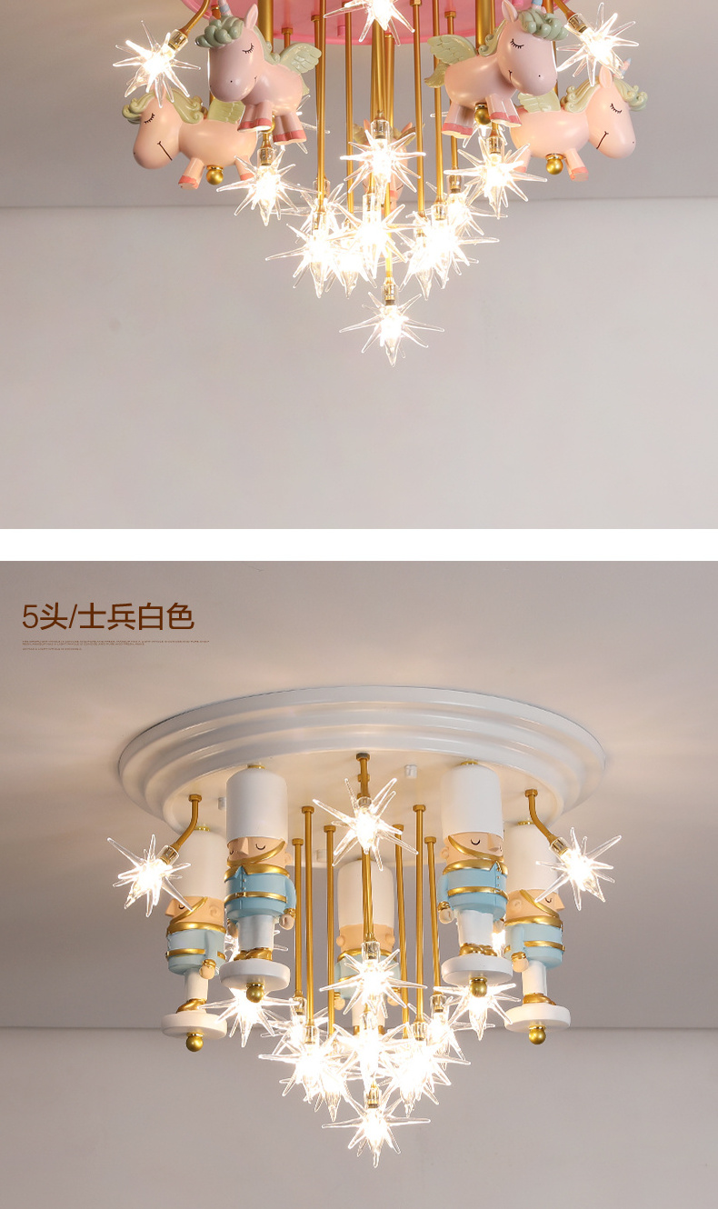 Wholesale modern children's room ceiling light nordic bedroom led ceiling lamp kids room lights