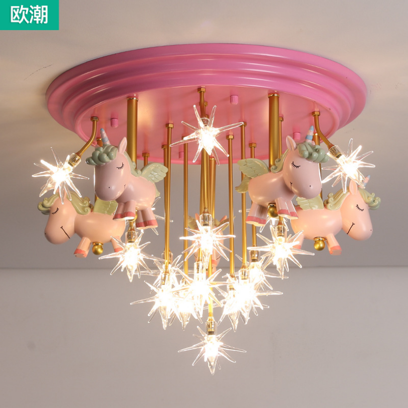 Wholesale modern children's room ceiling light nordic bedroom led ceiling lamp kids room lights