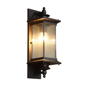 Outdoor Waterproof Garden Villa Courtyard Lamp Door  Exterior  Aisle Lamp Balcony Retro Wall Lamp for Garage