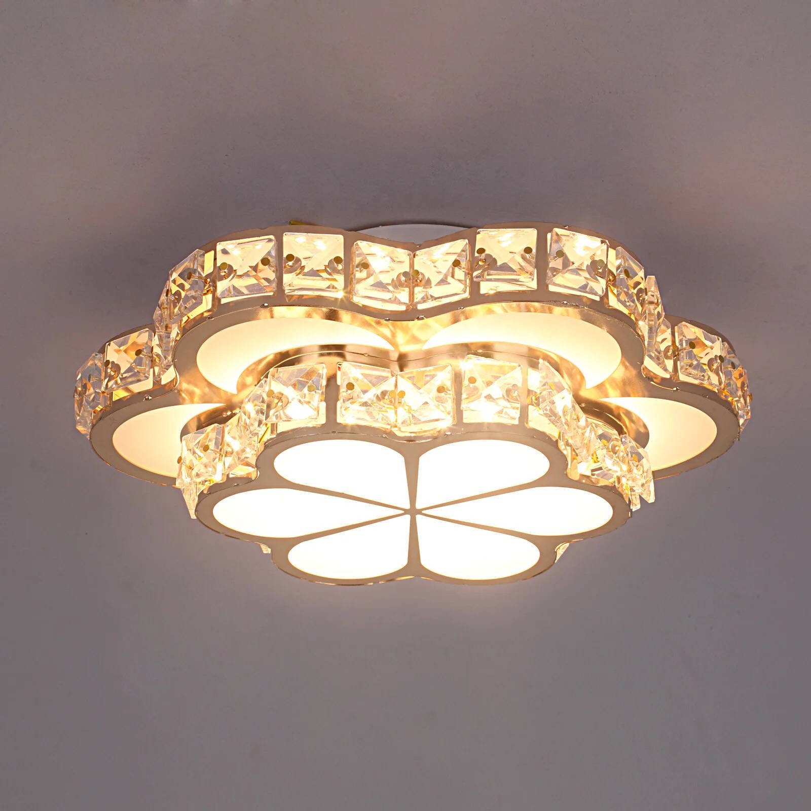 Hallway Modern Crystal LED Ceiling Light Fixture