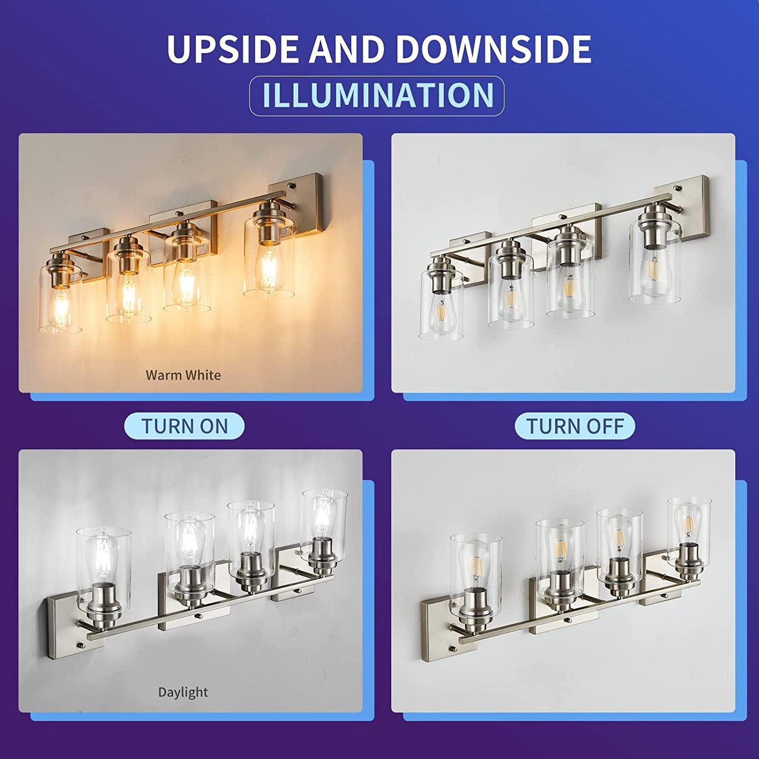 New Design Modern Wall Light for Home Decor Factory Wholesale Wall Sconce Wall-mounted vanity lights Bathroom mirror sconces